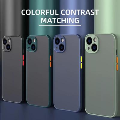 Stoßfeste Rüstung Matte Transparente Hülle für Samsung Galaxy A53 A23 A33 A73 Huawei Honor 50 Pro Xiaomi Redmi Note 11 iPhone 14 13 12 11 Pro Max Abdeckung