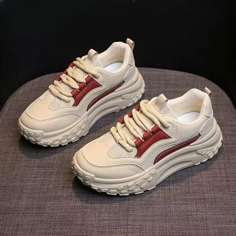 Spring Autumn Ladies Footwear High On Platform Sports Sneakers Women's Athletic Shoes Original Cheap New Arrival 2025 In Offer A