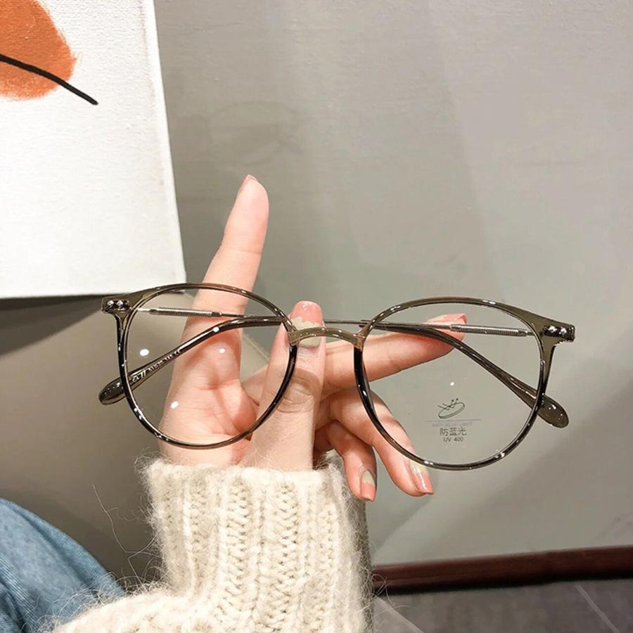 Retro Style Round Reading Glasses Computer Frame Women Show Youthfulness Anti Blue Light Eyeglsses 1 +1.5 +2 +2.5 +3.0+3.5 +4.0