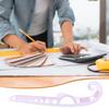 ABS Measure Tailor Ruler Shaped Curve Styling Design Sewing Tools Soft Plastic Ruler for Quickly Measuring Accessories