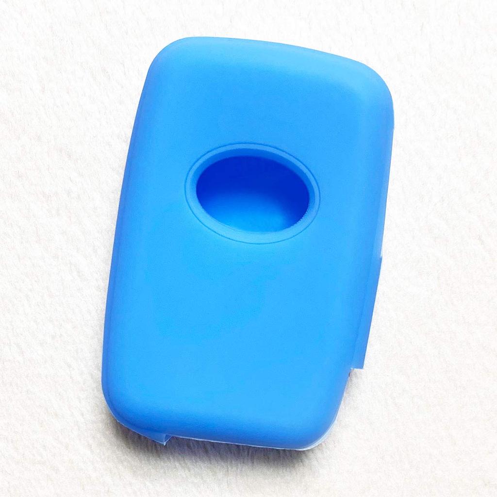 IKT Silicone Cover for Toyota Cars Smart Key 2 Buttons Light Blue / Prius