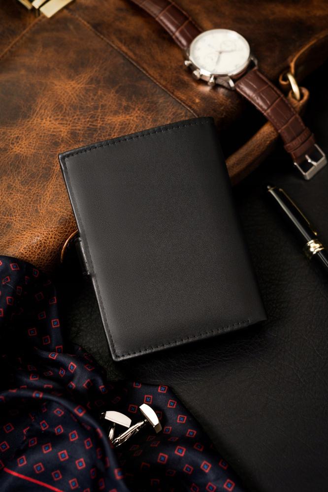 Large men's wallet made of eco-leather - 4U Cavaldi