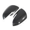 For Kia Seltos 2019 2020 2025 ABS Carbon Fiber Chrome Silver Look Car Body Door Side Mirror Cover Trim Rear View Cap Sticker