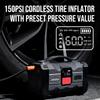 ZUKAKA Car Jump Starter Air Pump 150PSI Tyre Compressor 4000A Starter Device 26800mAh Power Bank Digital Inflatable Pump
