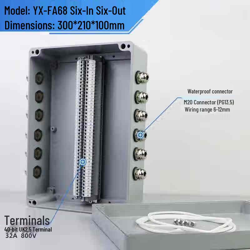 

RuiDeTai Aluminum Alloy Junction Box CN plug (adapter included)