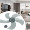 Accessories Fan Blade Wind Blade With Nut Cover Household Plastic Slow Noise 1PC Electric For Pedestal Brand New