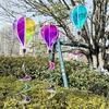 Multifunctional PVC Rotating Hot Air Balloon Wind Spinner for Outdoor Gardens Patios Balcony Weather Proof Ornaments