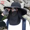 1Pcs Full Face Cover Fishing Hat Sun Cap Summer Hat Outdoor Anti UV Hiking Hat  Women Men
