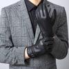 Echte Lammlederhandschuhe Herren Winter Warm Touchscreen Fahren Reiten Business Casual