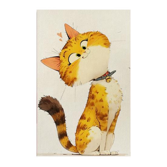 Wall Mounted Cat Scratcher Self-adhesive Cat Scratch Pad Cute Kitten Pattern Scratch Mat Protects Furniture And Walls for Indoor Cats Scratching