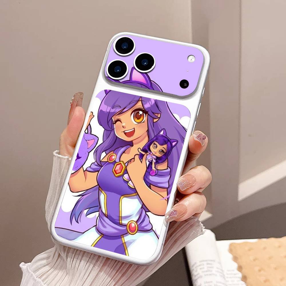 Aphmau Cute Girl Funny For Apple IPhone 17 Pro 17 Pro Max Back Cover Decal Wrap Skin Colorful Rear Protective Sticker Film