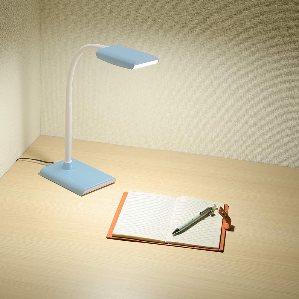OHM Electric LED Desk Lamp, Blue, DS-LS16P-A, 06-3823