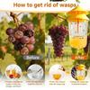 1/50pcs Liquid Pheromone Attractant Trap Home Garden Farming Hanging Wasp Catcher Traps Pest Control Supplies Fruit Flies Cage