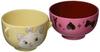 Disney Marie Soup Bowl and Rice Bowl Set Mini 200ml Crayon Touch Made In Japan "The Aristocats" SAN3289-3
