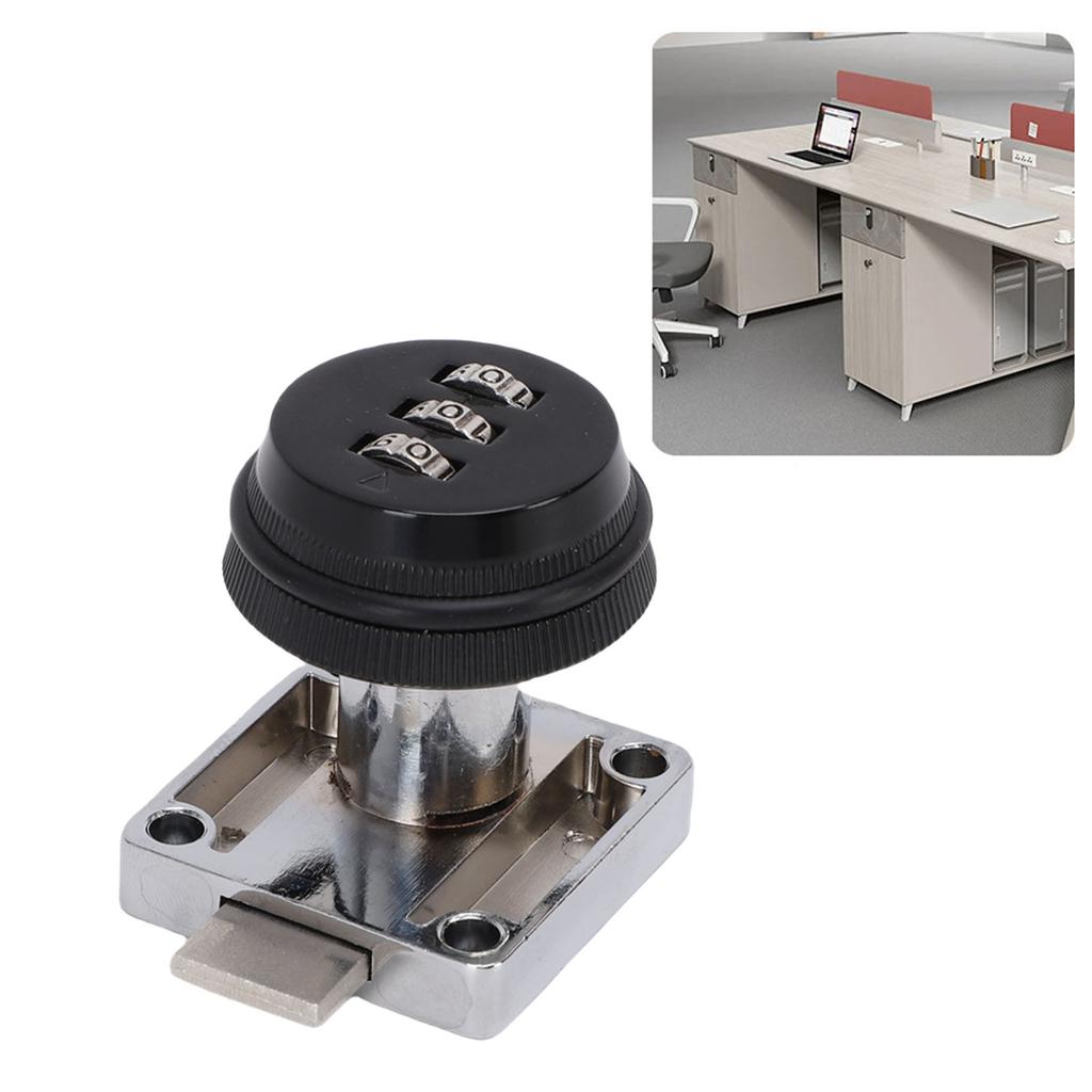 Nation Cabinet Cam Lock Multifunctional 3 Digit Password Drawer Lock for Doors Cabinets