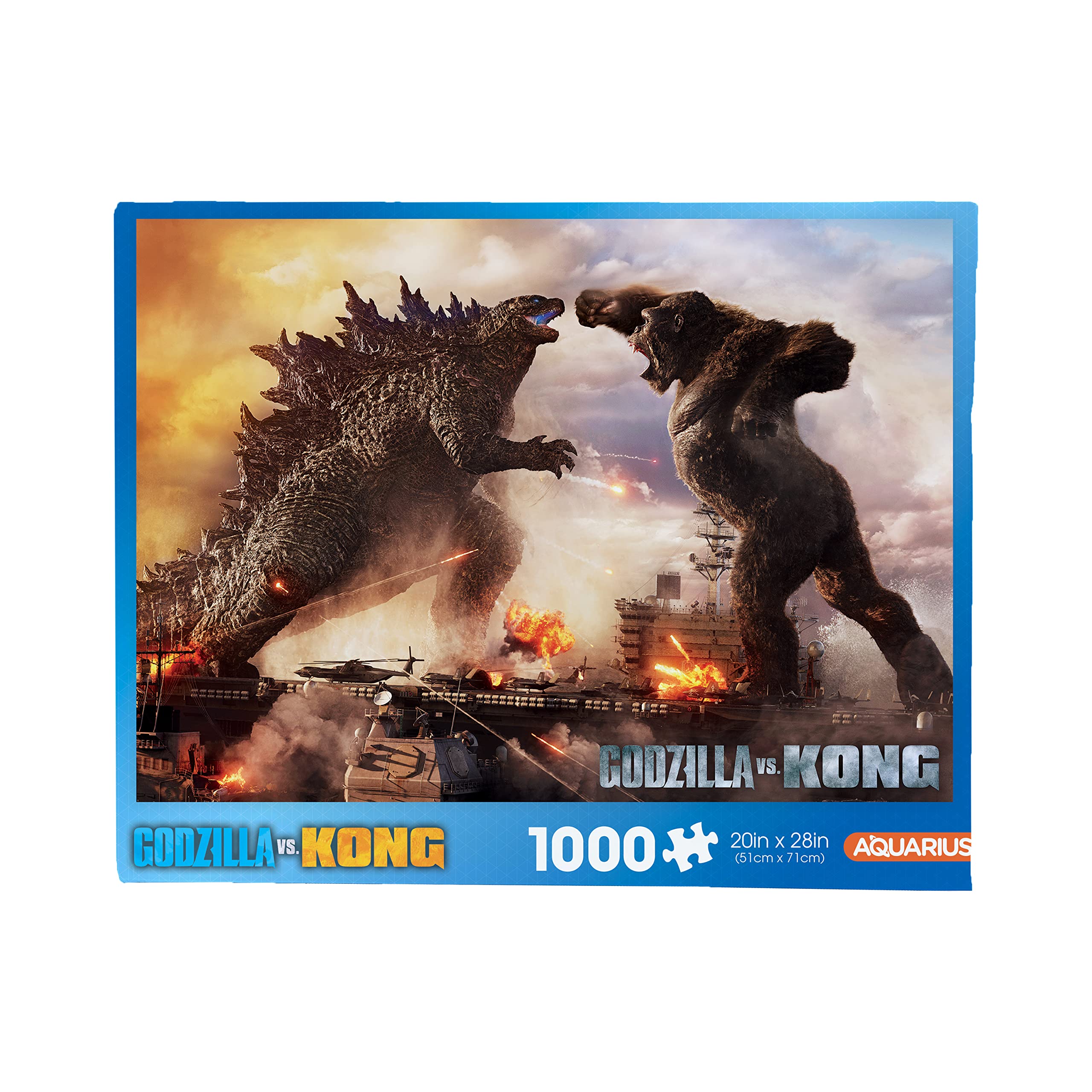 

Godzilla vs Kong 1000 Piece Jigsaw Puzzle [Used]