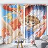 Cardcaptor Sakura Window Curtain 3D Print Blackout Curtains Living Room Bedroom Decor Kids Gift