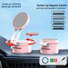 Cross-Border Magnetic Phone Holder: 360° Rotating Suction Cup for Stable Car Navigation