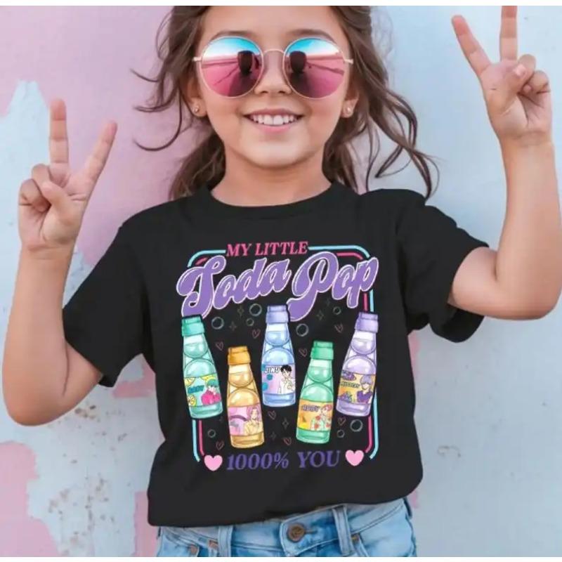 

Детская футболка с коротким рукавом Kpop Demon Hunters Saja для мальчиков Kdis Милая футболка Kpop Demon Hunters Харадзюку для мальчиков и девочек 140