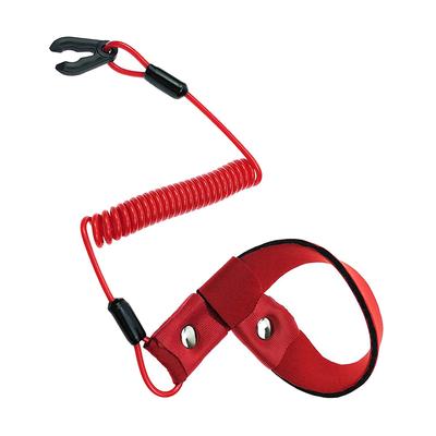Red Stop Kill Switch Safety Lanyard Band Tether Safety Rope For Kawasaki Yamaha