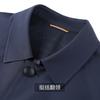 Light Luxury Business Style Easy To Manage Spring Collar Medium To Long Business Men's Windbreaker Commuter Versatile Coat