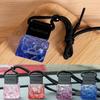 Car Air Freshener Empty Bottle Essential Oil Perfume Bottle with Black Caps Car Air Freshener Hanging Glass Bottles