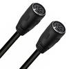 Professional DIN 6 Pin Cable Female to Female Adapter 6Pin Sound Cord DIN Adapter Instrument Converter for Microphone