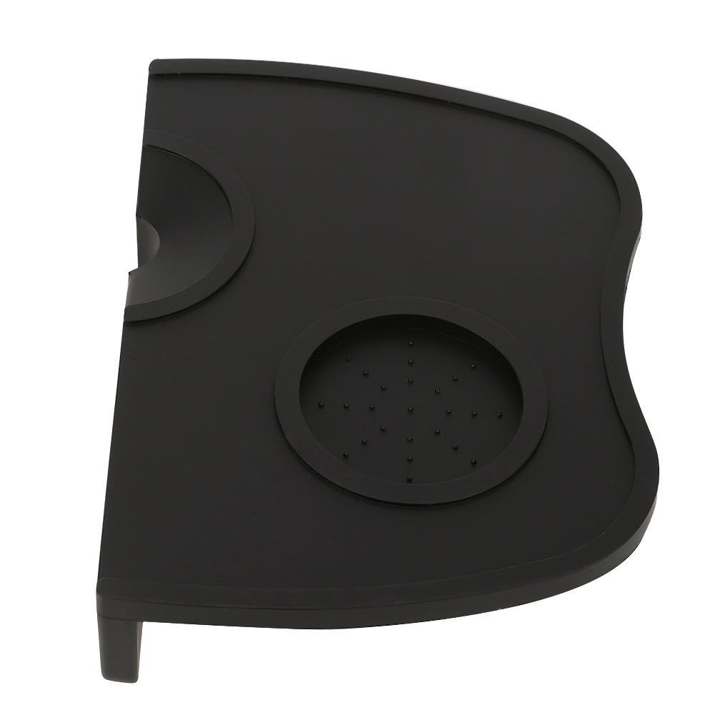 Silicone Non Slip Manual Coffee Tamping Pad Mat Coffee Tamper Holder Accessories Black