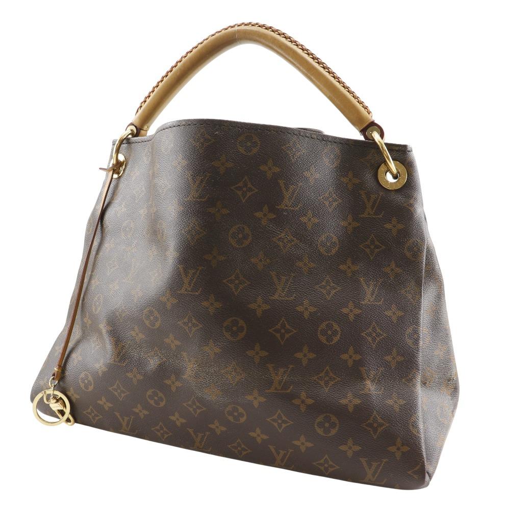 LOUIS VUITTON Arti MM Shoulder Bag M40249 Brown Monogram canvas Women Used