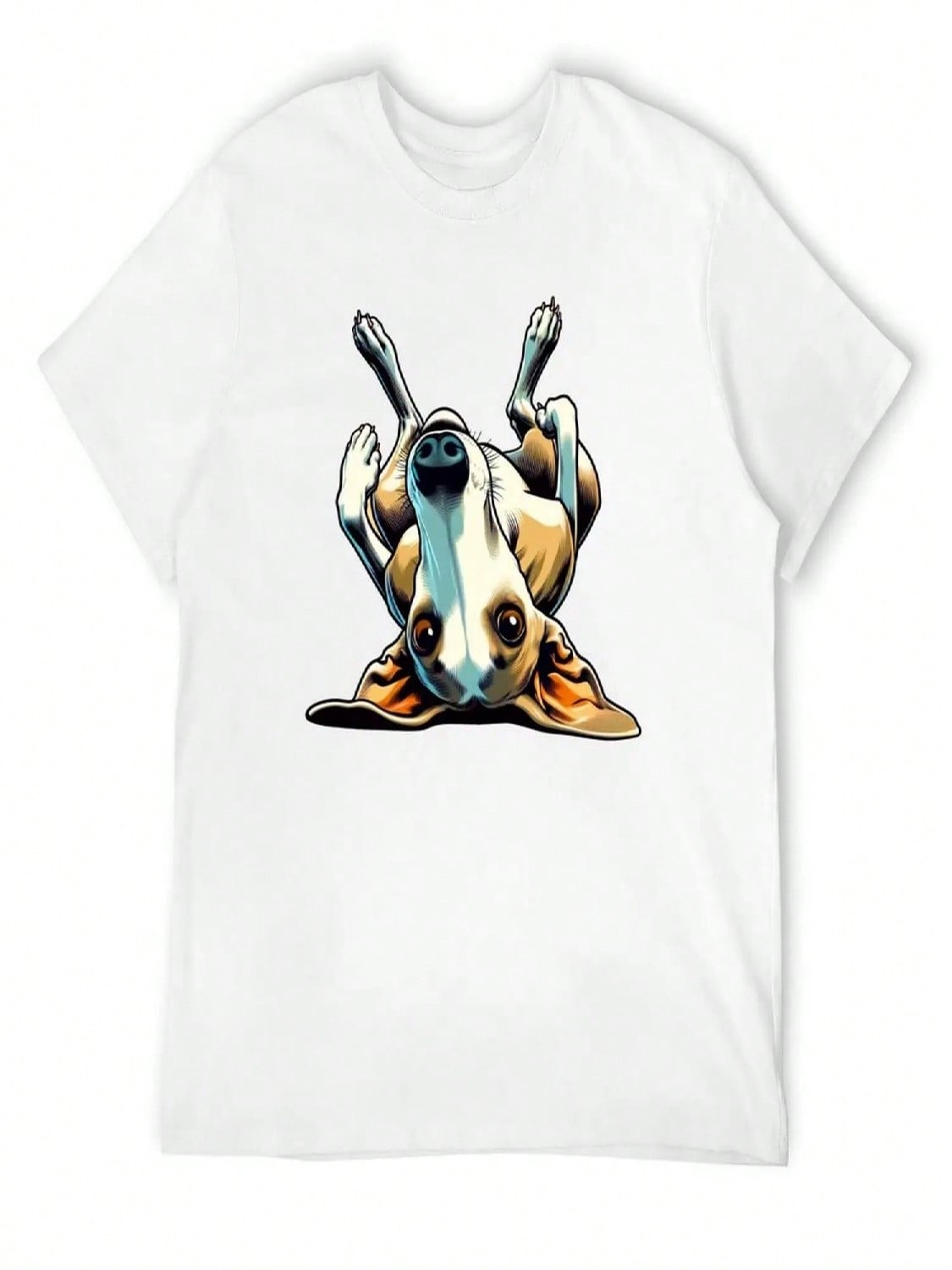 Roaching Whippet T-Shirt Vintage Anime Clothes Summer Shirt unisex s T-Shirt S разноцветный