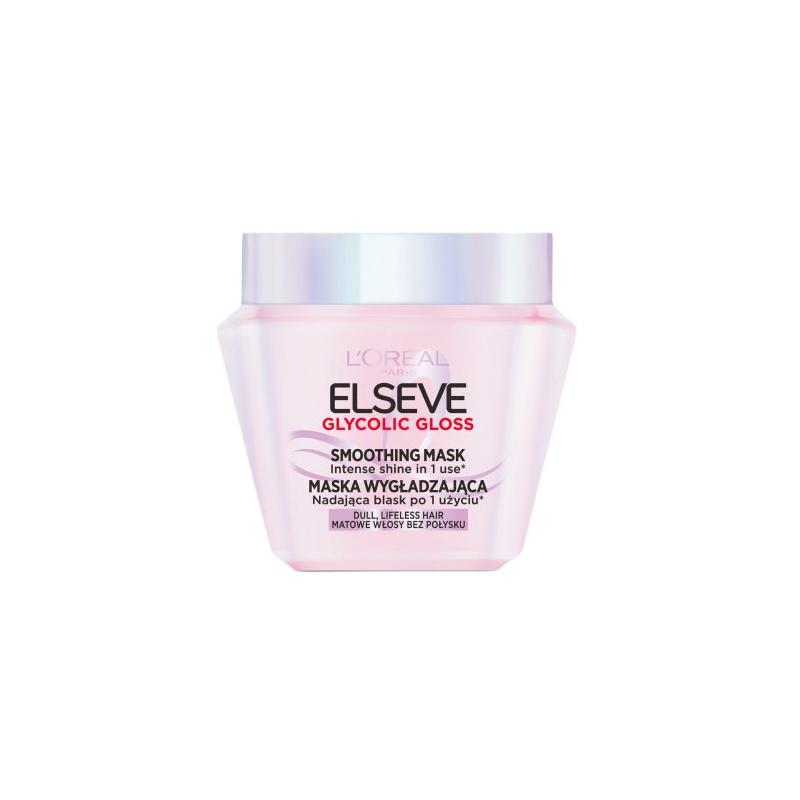 Loreal Paris Фруктовая Блестящая Маска Увлажняющая и Разглаживающая Elseve фруктовая кислота блеск маска для волос-300мл коричневый