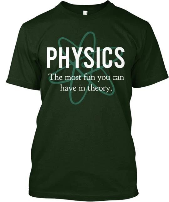 

Футболка с надписью Physics Сделано в США Размеры от S до 5XL L
