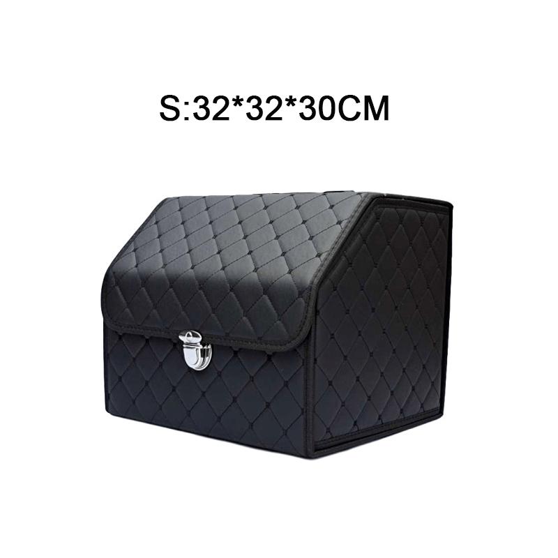 Collapsible Car Storage Organizer Box With Lid - Portable Multipurpose Car Trunk Boxs For Shopping Camping Picnic Waterproof Bag