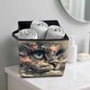 A Cat's Eyes 5D Diamond Painting Storage Basket Full Round Drill Mosaic Diamond Embroidery Cross Stitch Kits Home Decor Home Decor