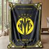 Villarreal FC Soft Flannel Fleece Blanket Lightweight Cozy Warm Throw Blanket For Sofa Bed Home Decor