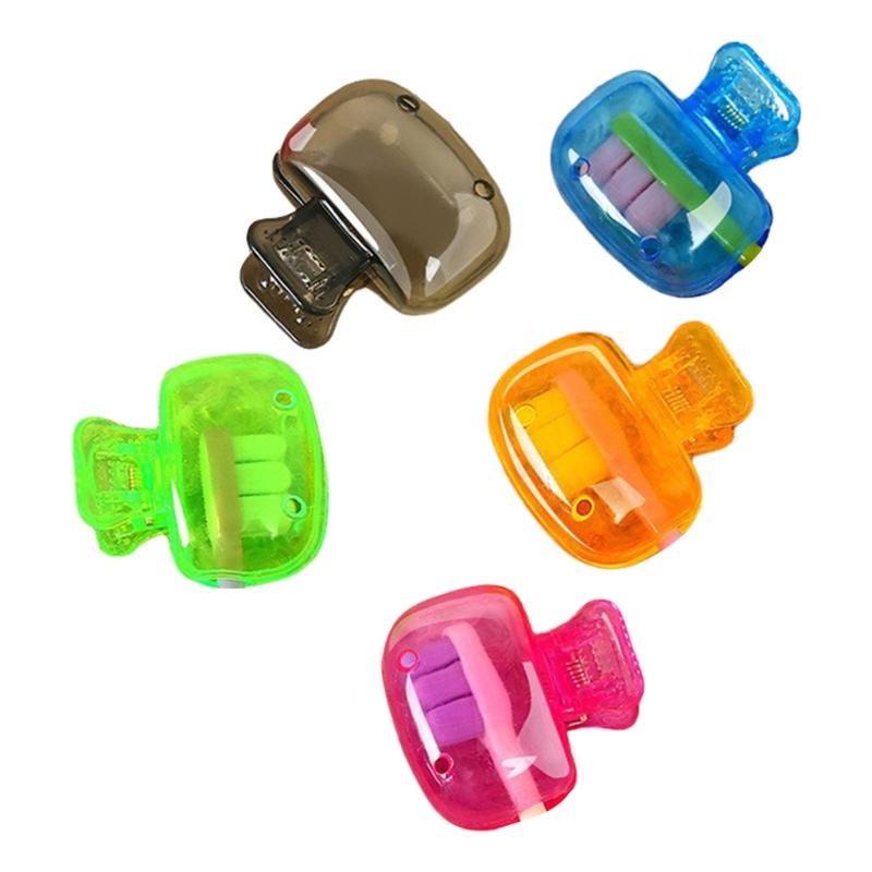 

Dustproof Toothbrush Cap Compact Design Toothbrush Protectors For Travel Storage With User friendly Plastic Materials 1