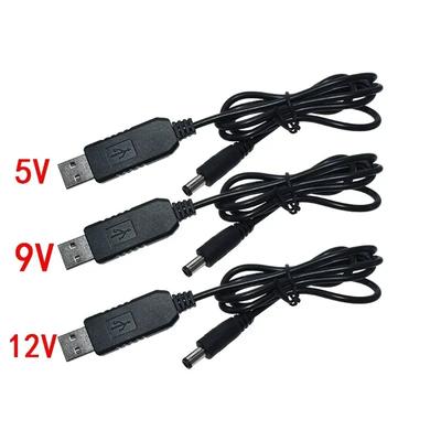 Komponent gry USB na DC USB Power Boost Line DC 5V na DC 12V moduł Step UP konwerter USB kabel adapter 2.1x5.5mm wtyczka