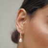 Imitation Pearl Pearl Necklace Set Waterproof Two Piece Jewelry Set  For Women