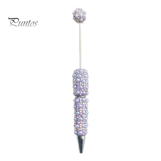 Dekorativer Büro-Stift DIY Perlenstift, Strass-Kunstperlen-Kugelschreiber, Schicker Glitzer, Personalisierte Geschenkidee zum Basteln, Schreibwaren für Schüler, Schreibwerkzeuge