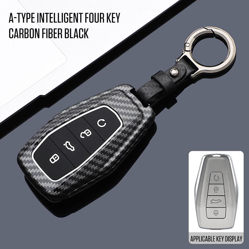 Interior Mouldings Car Smart Key Cover Case Shell Fob For Geely Coolray X6 X7 Emgrand Global Hawk GX7 Holder KeyChain Protector