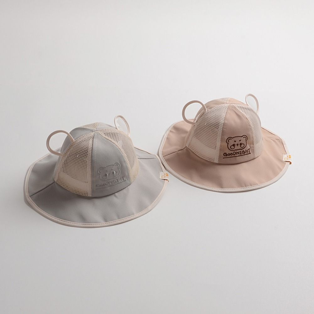 Breathable Baby Bucket Hat Spring Summer Boys Girls Sun Hat Cute Children Fisherman Cap  for Kids