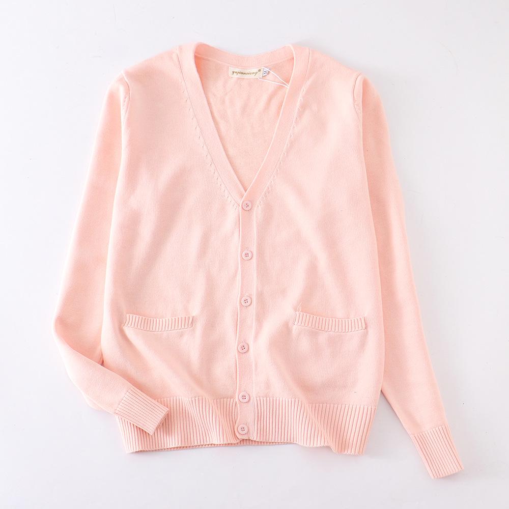 Japanese JK Style Soft Knit Cardigan Sweater for Students