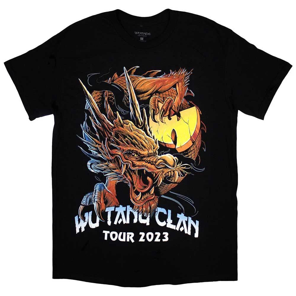 Wu Tang Clan - Tour 2023 Dragon with Backprint - Black T-shirt XL