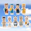 Sonny 9pcs Angel Mini Cat Pvc Figure Blind Box Gift Overalls Doll Toy Set Gift