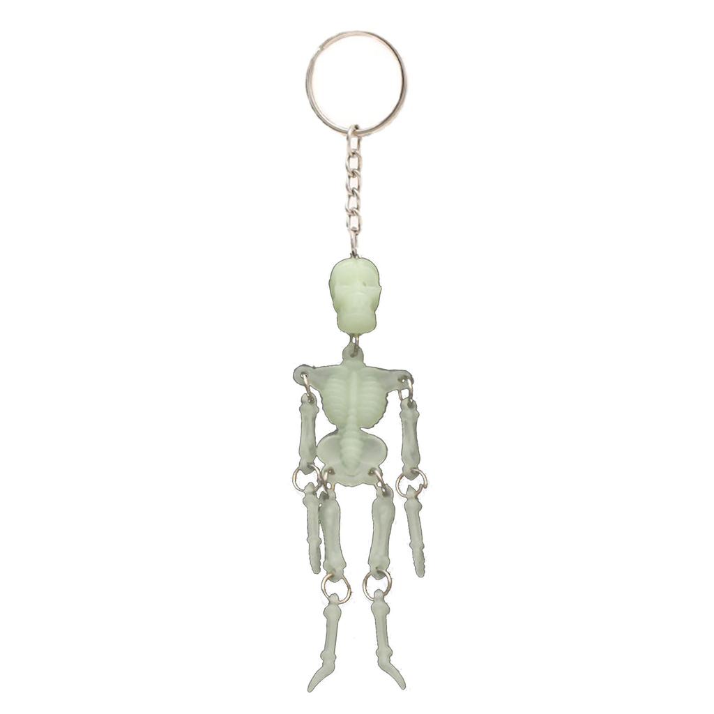 Luminous Skull Keychain Personality Gothic Accessories Halloween Car Keychains