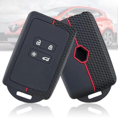 Car Key Cover Case for Dacia 3 for Renault Captur Zoe Espace 5 Clio Megane 4 Arkana Arcan Silicone Key Holder Shell
