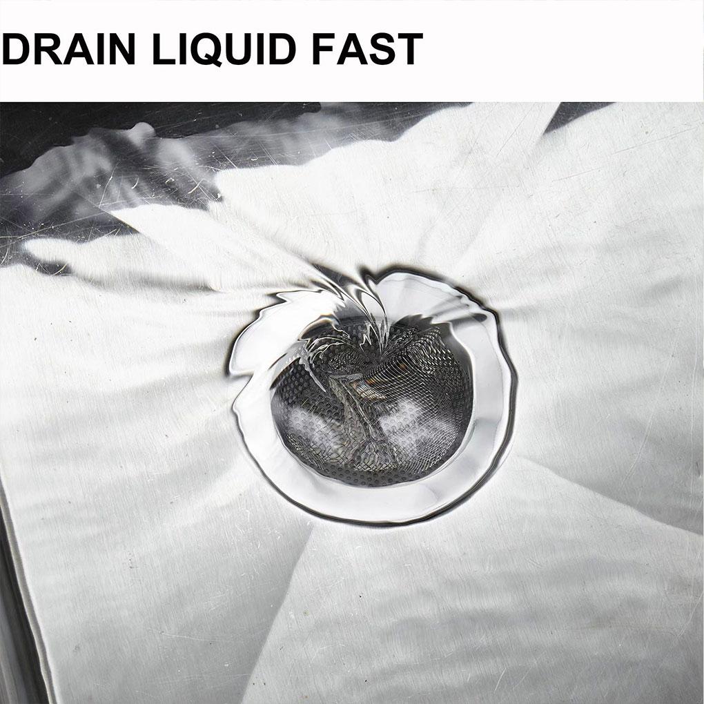 2piece Stainless Steel Drain Filter Easy To And Durable For Bathroom And Kitchen Sinks Sink Filter