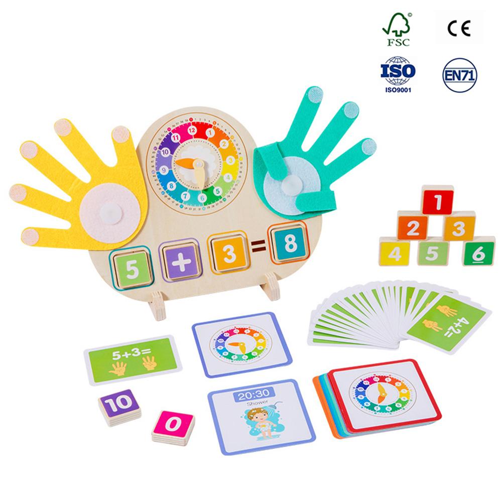 Montessori Wooden Math Toys Color Sorting Sensory Training Early Education & Brain Development Toys for Kids STEM Toys