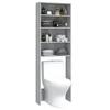 Vidaxl Waschmaschinenschrank, Farbe Sonoma-Eiche Grau, 64X24X190 Cm
