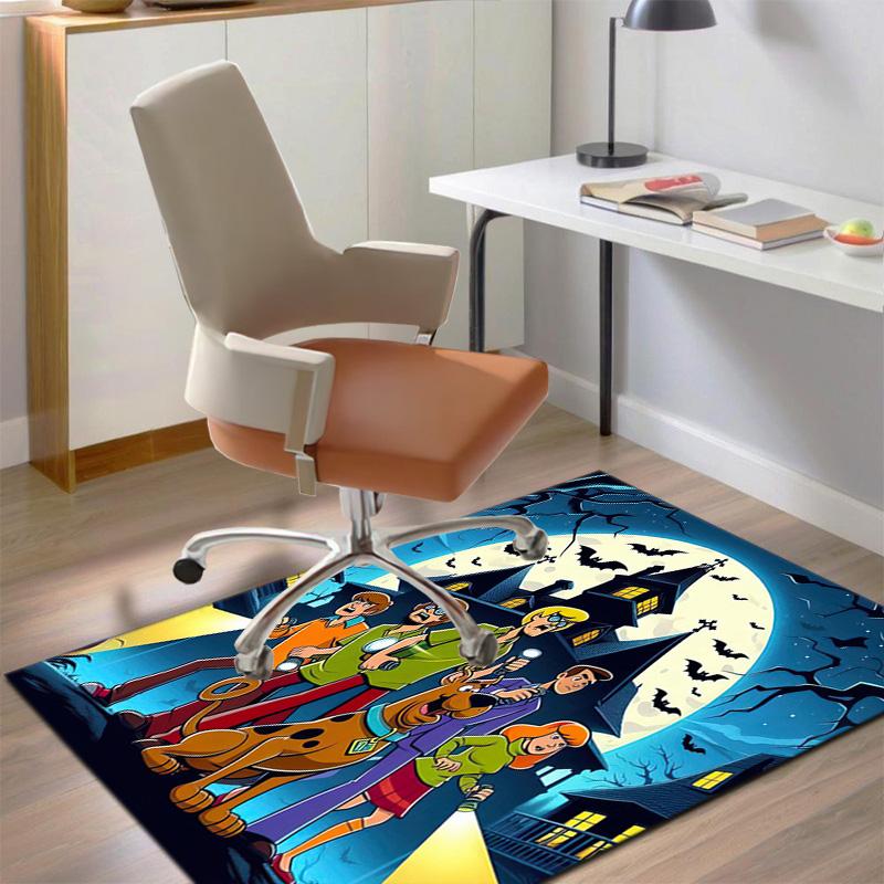 Halloween Cartoon Comedy Adventure Movie Scooby-Doo Carpet Is Suitable for Living Room and Bedroom Doormats Office Balcony Decorative Carpet V2